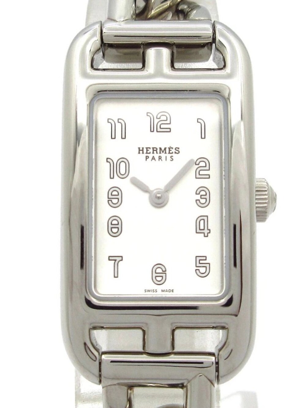 HERMES Nantucket NA2.110 3****** Silver Women's Wrist Watch